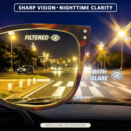 Image of LVIOE Night Vision Driving Glasses for Women Polarized