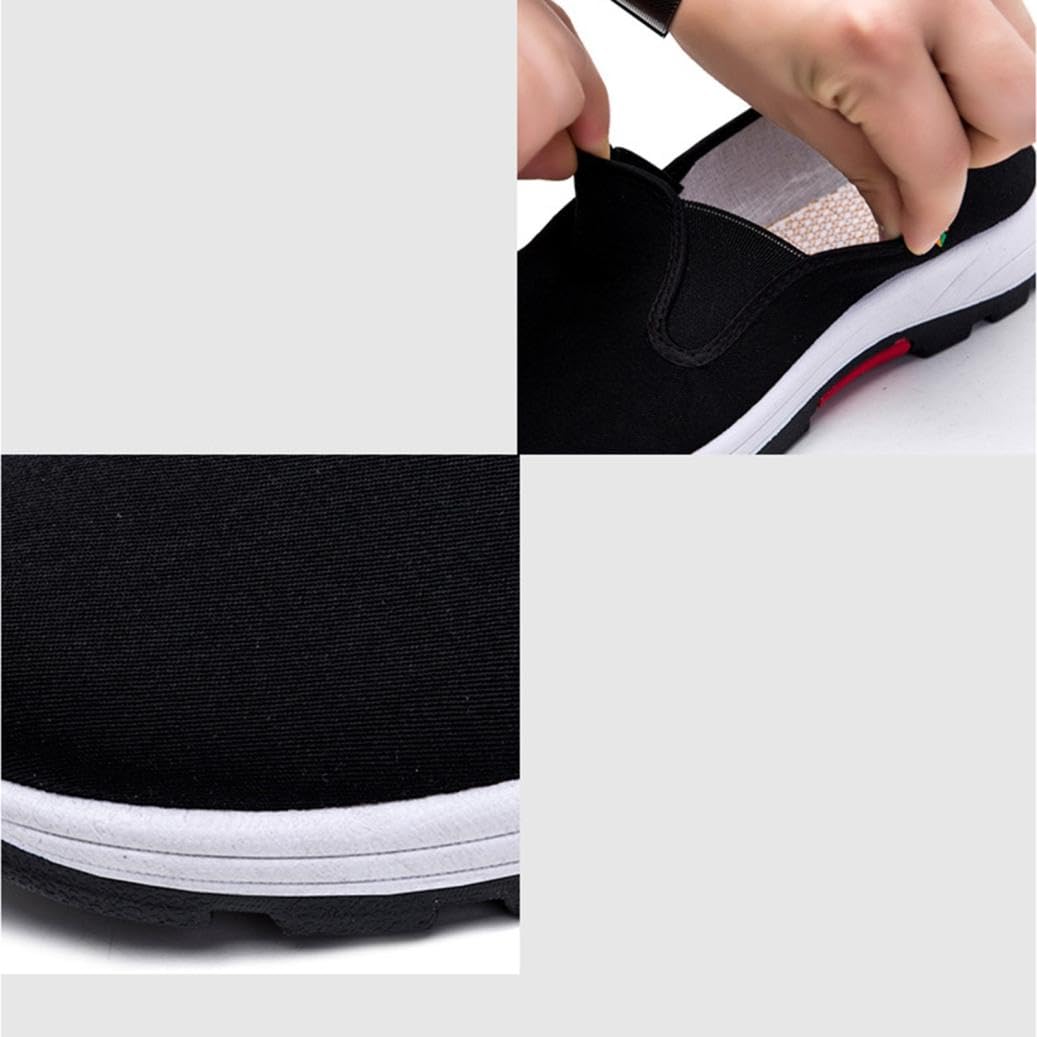 Stoffschuhe Herren Sommer Freizeit Schuhe Leichte Slip On Walkingschuhe