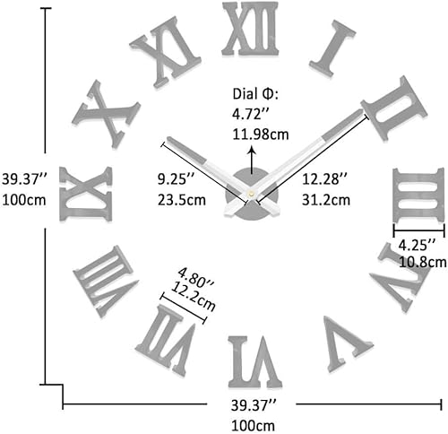 Miniatura 3 de VANGOLD Relojes de pared para decoración de sala de estar