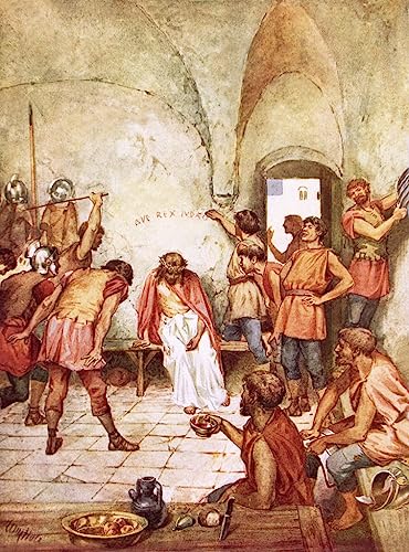 Peinture Poster Impression Jésus William Brassey Hole Toile Finition Premium 60x90