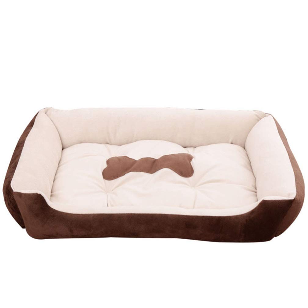 Panier pour chien et chat rayé lavable Z02 S doux toutes saisons