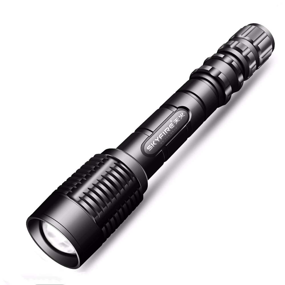 FWSDT Tools EDC Flashlight Super Bright Aluminum Alloy Flashlight Super Bright 350 Lumens Five Lighting Mode IPX6 Waterproof Powered By 18650 Battery For Camping Hiking Emergency