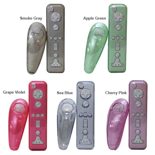 Amazon.com: Wii Remote Controller Pad Silicon Guard Jacket Bundle Set ...