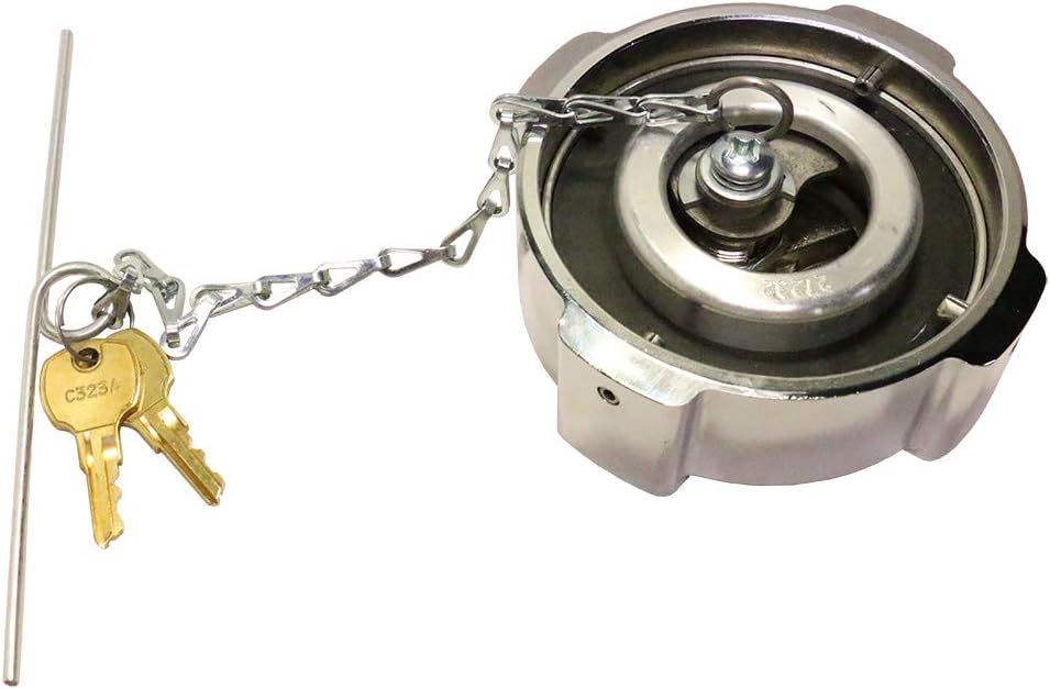 Chrome Locking Fuel Cap for Freightliner Trucks