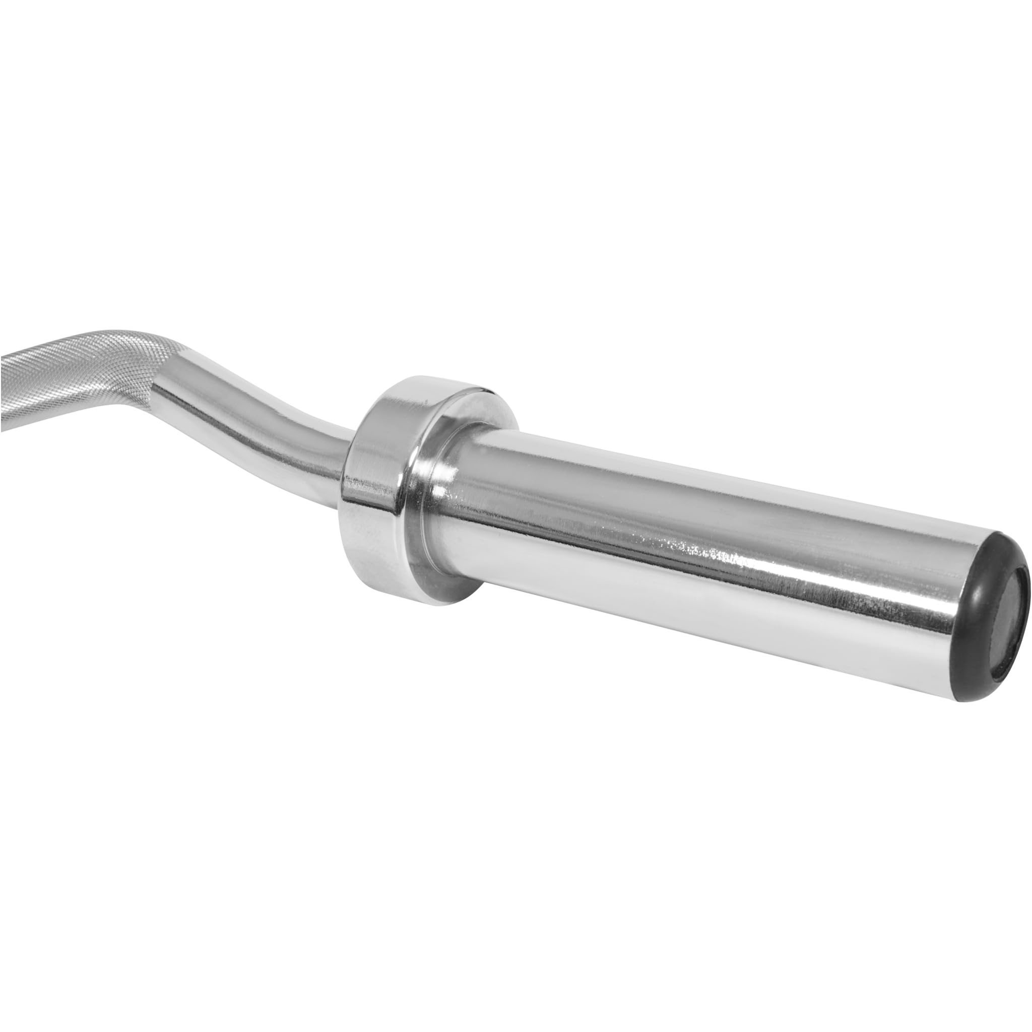 Gorilla Sports Barre curl 50mm avec Stop disques 120cm