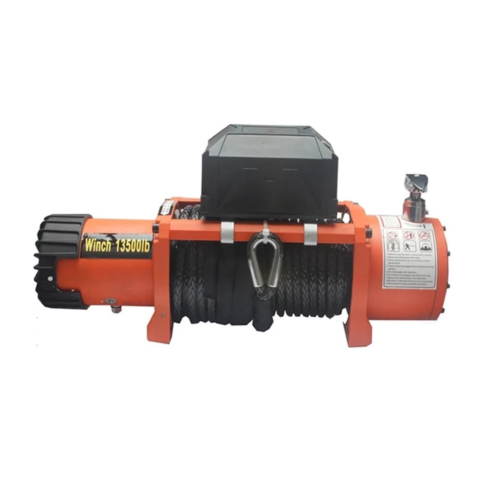 12V 24V 13500lbs Veicolo Fuoristrada Modifica Salvataggio Verricello Elettrico Di Autosalvataggio Piccola Gru 24m Paranco Elettrico Telecomandato Verricello