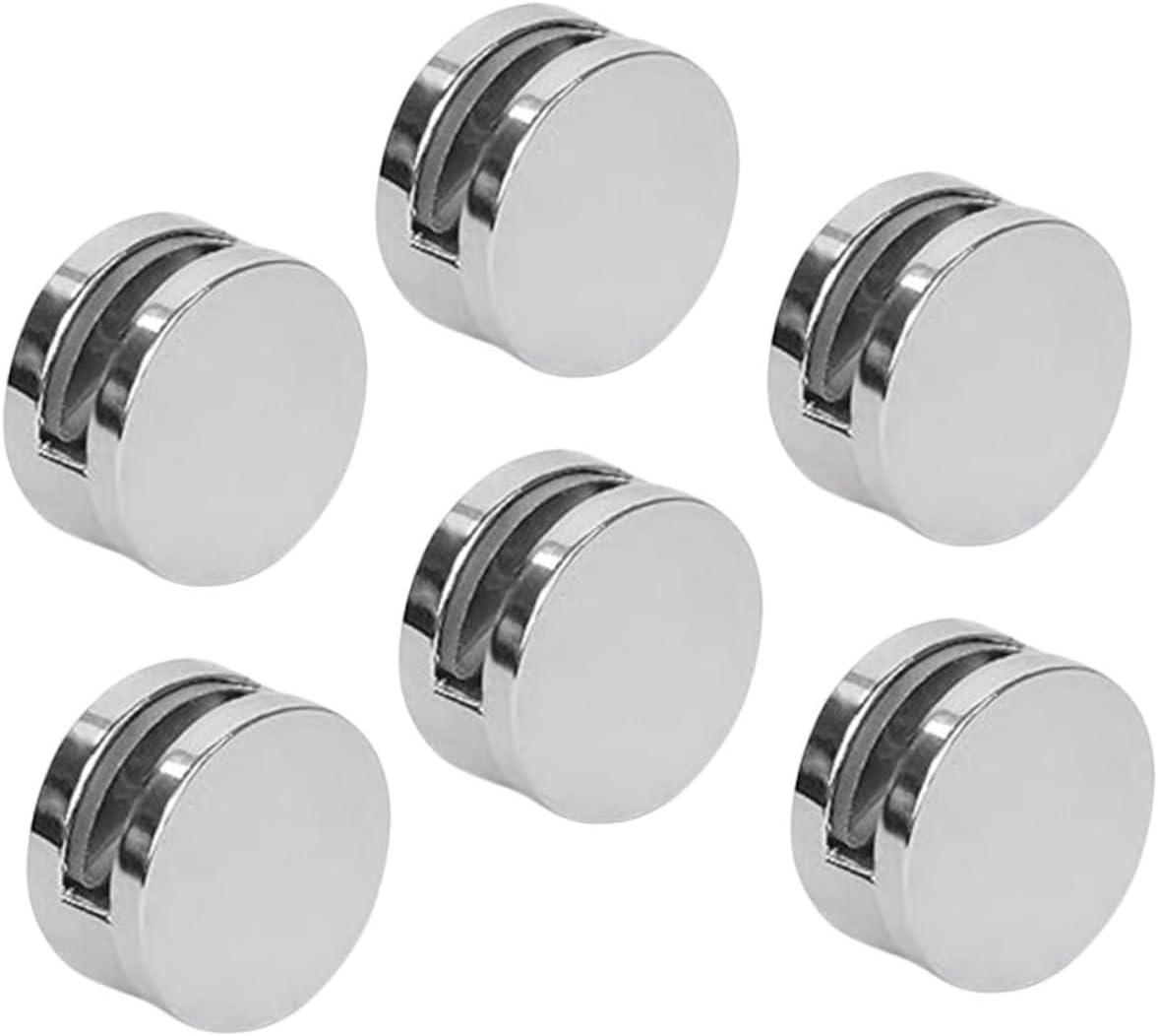 Angoily 30pcs Mirror Hanging Clamp Strong Support Glass Mirror Wall Hangers for Bathroom