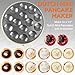 Baker's Friend Mini Pancakes Maker Machine, Dutch Mini Pancake Griddle, 14 Holes Electric Poffertjes Pan, Ideal for Breakfast, Snacks, Desserts & More, Yellow