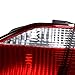 SPEC-D TUNING Red Tail Lights Compatible with 1998-2000 Honda Accord 4-Door Sedan, Left + Right Pair Assembly