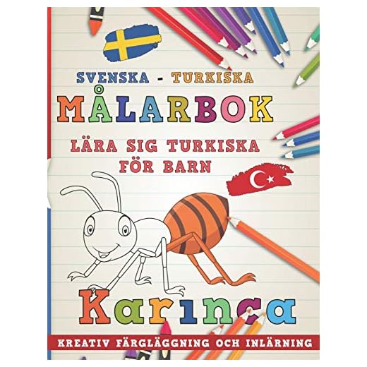 Målarbok Svenska - Turkiska I Lära sig turkiska för barn I Kreativ färgläggning och inlärning: 15