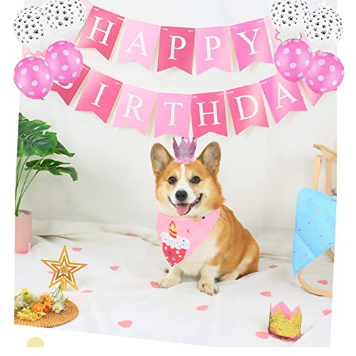 Disfraz para Perro Fiesta de Cumpleaños con Falda Tutú Rosada miniatura 7