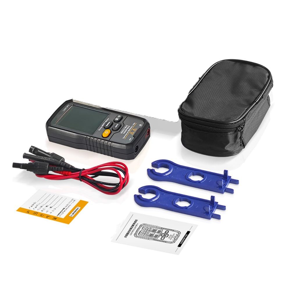 Tester per pannelli solari, misuratore MPPT per sistema fotovoltaico, strumento di misurazione della potenza fotovoltaica da 1000 W per installazione e manutenzione
