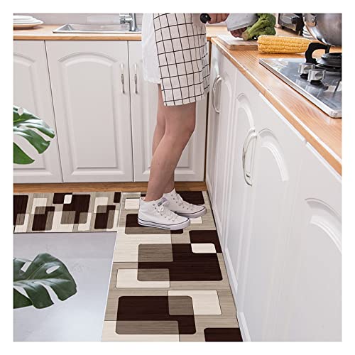 Tapis de Couloir, Format Personnalisé Antidérapant Lavable Doux Paillasson, Poils Bas Fibre Ultrafine Zone Moquette pour Cuisine Escaliers Salon, 6MM D'épaisseur Cover