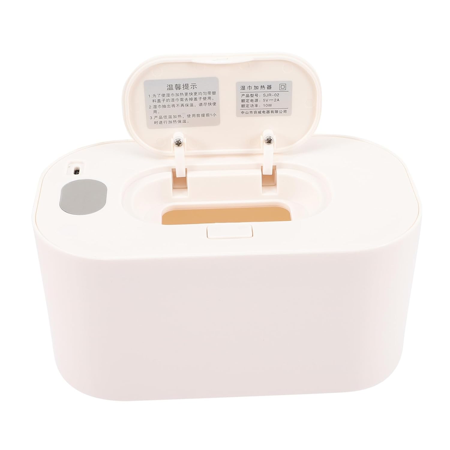 BESPORTBLE USB Wipe Warmer Dispenser Portable Heated Wet Tissue Holder for Capacity Convenient Design for Moms The Go for Travel and Daily Use