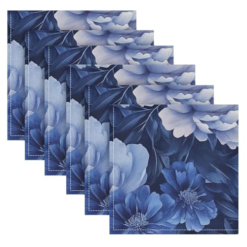 Set de 6 Servilletas de Tela 50.8 x 50.8 cm Multicolor miniatura 6