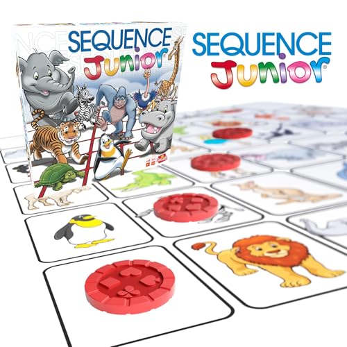 Goliath - SEQUENCE Junior - Mon Premier Jeu de Société et de Stratégie - Pour Enfants Dès 3 Ans - Version Adaptée aux Petits - Idéal pour Jouer en Famille - Idée Cadeau Educatif & Ludique