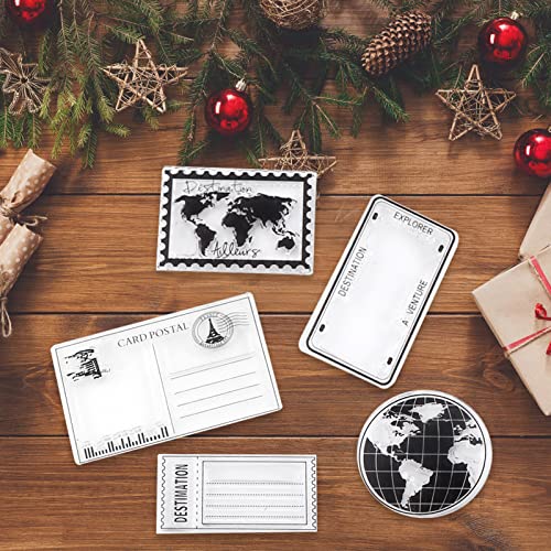 Clear Silicone Stamps,Transparent Stamp Seal Rubber Postage Stamp Seal Diy For Card Making Decoration, 14X18Cm #TOP4