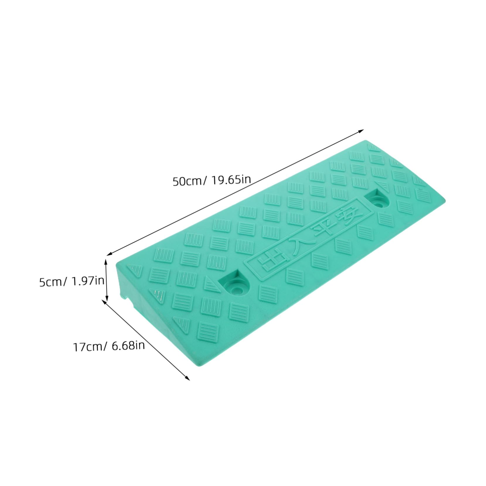 Beatifufu Multi-use Threshold Ramp Set Wheelchair Curb Ramp for Driveway Garage Sidewalk