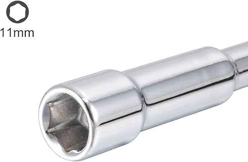 Miniatura 20 de uxcell Llave hexagonal en forma de L métrica de 0.591 in cromada, Cr-V