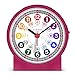 Cander Berlin MNU 1009 M Kinderwecker Wecker Kinder lautlos geräuschlos rosa pink Lernuhr Kinderuhr Licht Snooze Tischuhr Beleuchtung geräuscharm Schlummer