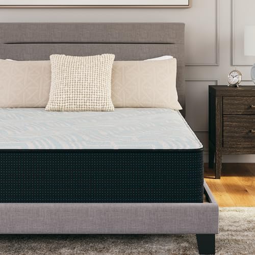 Mua Signature Design By Ashley Queen Size Chime 10 Inch Medium Firm Hybrid Mattress With Cooling Gel Memory Foam White B07bns3jpz