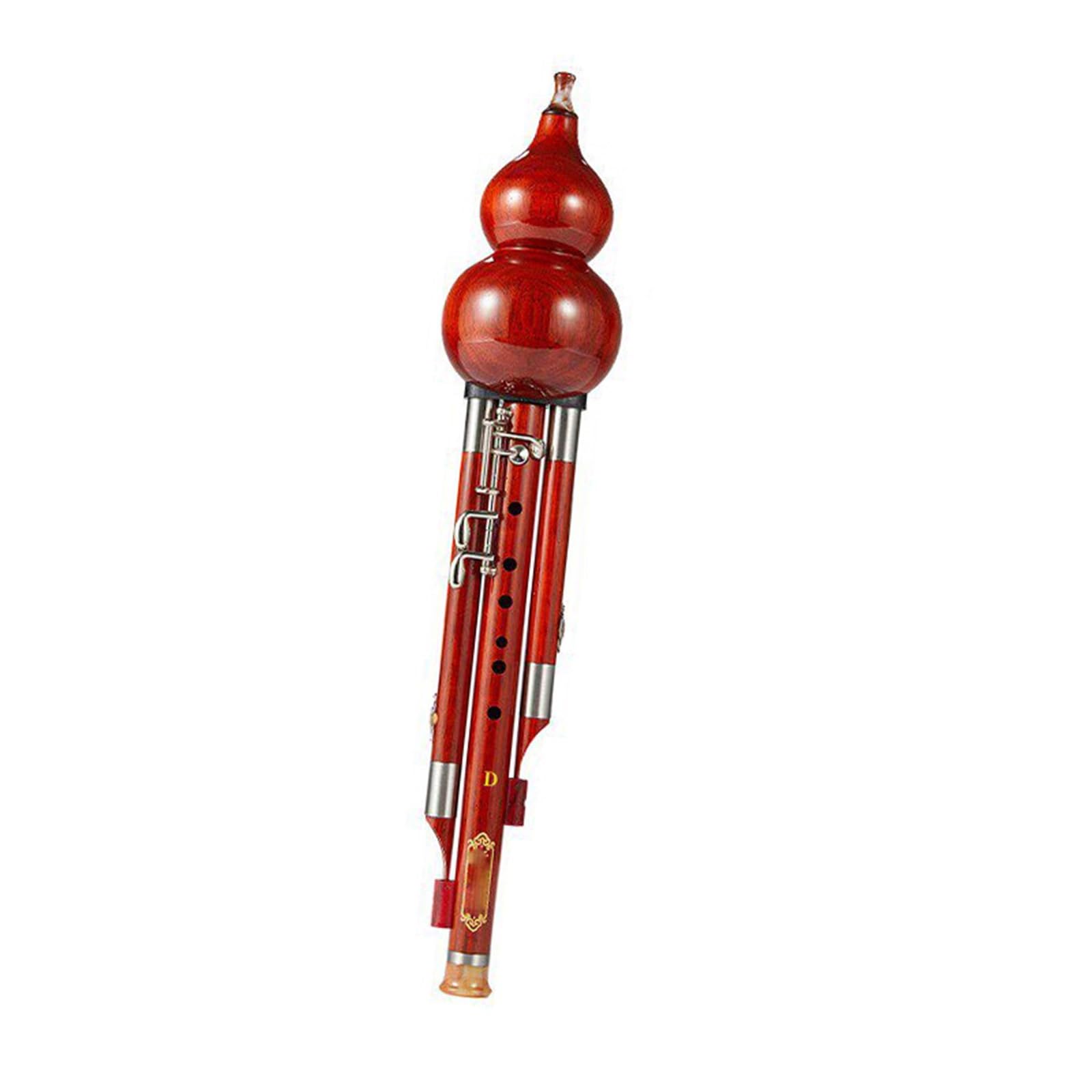 Esta Flauta De Calabaza Palisandro Amplio Rango Con 7 Orificios Y Llave D Es Un Instrumento Profesional Para Adultos Hulusi Profesional