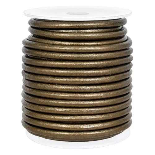 Cordon en cuir véritable pour tressage de bracelets fait main - 4