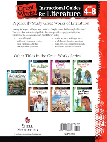 A Wrinkle in Time: Study Guide (Instructional material for 4-8th Grades) (Great Works) - Image 2