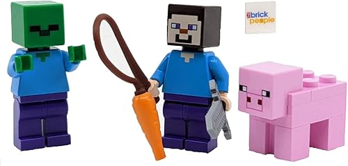 LEGO Minecraft: Steve Zombie y Pig Lot