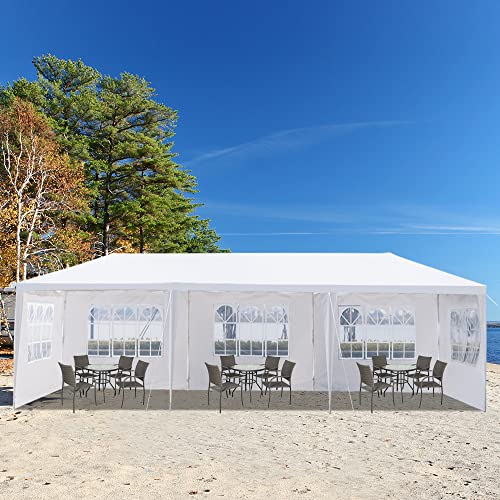 Outopee 3 x 9m Party Tent Gazebo with Sidewall & Windows...