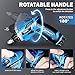 ‎DNA MOTORING TOOLS-00236 Rechargeable 3.6V Cordless Electric Screwdriver Tool Kit with LED Worklight, Blue