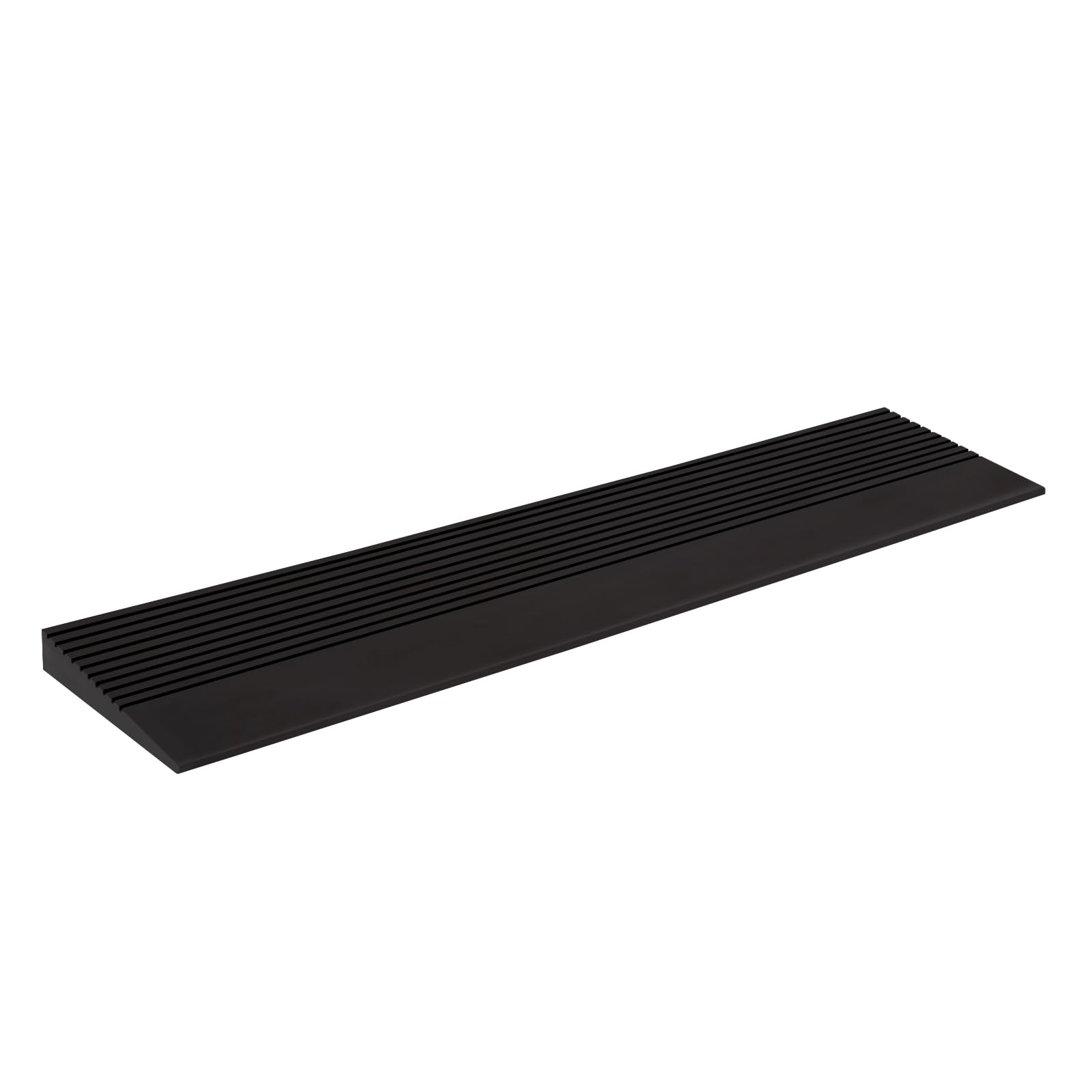 Photo 1 of 1" Rise Threshold Ramp, 35.4" Wide Natural Rubber Door Ramp Wheelchair Ramp, 1500 LBS Capacity, Non-Slip Solid Rubber Threshold Ramp, Used for Thresholds,Doorways and Bathroom