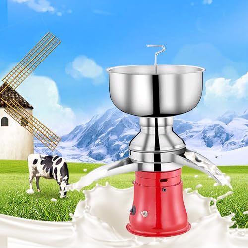 Kommerzielle Frischkäse-Zentrifuge, High-Speed 9600 U/min für effiziente 50 l/h Produktion, Edelstahlbecken, ideal für Restaurants, Bäckereien und westliche Lebensmittelgeschäfte