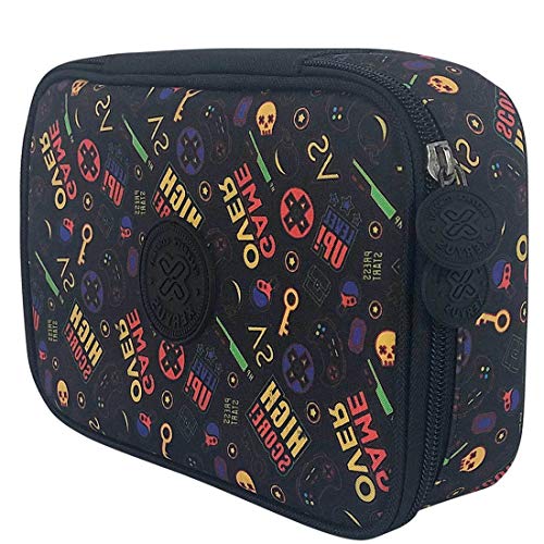 Kit Mochila Escolar com Rodinhas Xeryus College e Estojo 100 Pens