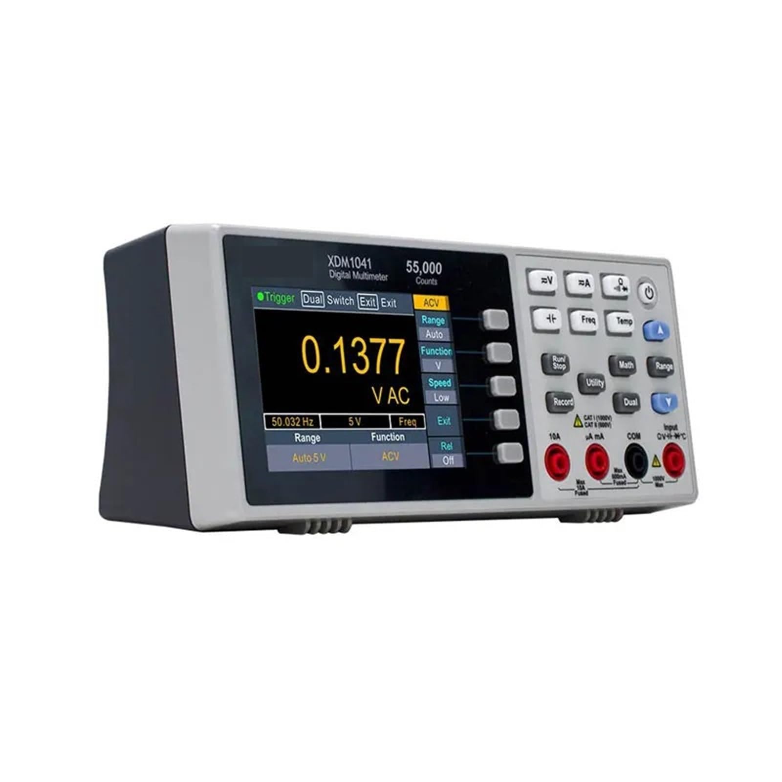 XDM1241 XDM1041 4 1/2 Digital-Multimeter Tragbarer Tisch True DC/AC Strom Spannung USB Multimetro Tester Meter(XDM1041)
