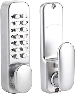 Easy to use Mechanical Combination Lock Convenient Combination Lock Mechanical Code Lock Keypad Digital Combination Higher Security Keypad Door Knob for The Home Office