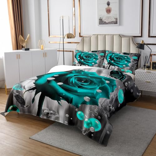 Linge de lit matelassé très grand lit aux finitions perlées 3D - 4