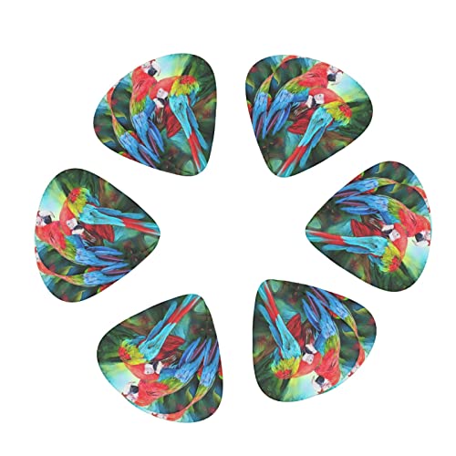 Ensemble de 12 médiators de guitare perroquets bicolores pour guitare acoustique, guitare électrique, contrebasse… - Les Beatles, Paul McCartney, John Lennon, RIngo Starr, George Harrison Ensemble de 12 médiators de guitare perroquets bicolores pour guitare acoustique, guitare électrique, contrebasse… – Image 3