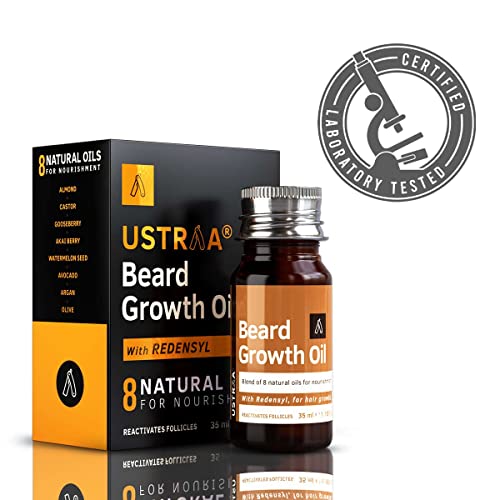 Ustraa Beard Growth Oil - 35 ml and Beard Softener Woody -100 g - Image 4