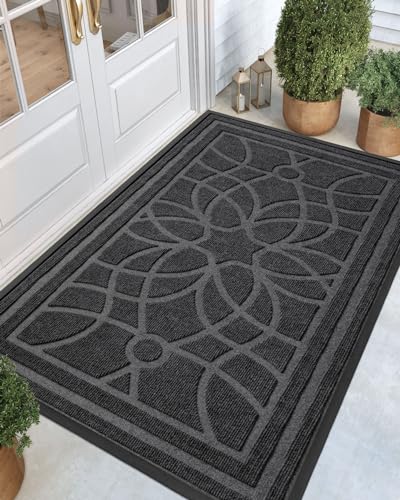 DEXI Front Door Mat Outside Entrance, Heavy Duty Non Slip