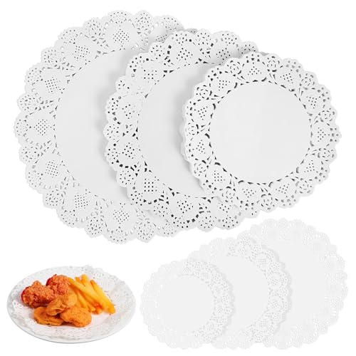 Napperons en papier dentelle jetables pour protéger vos plats des graisses - 2