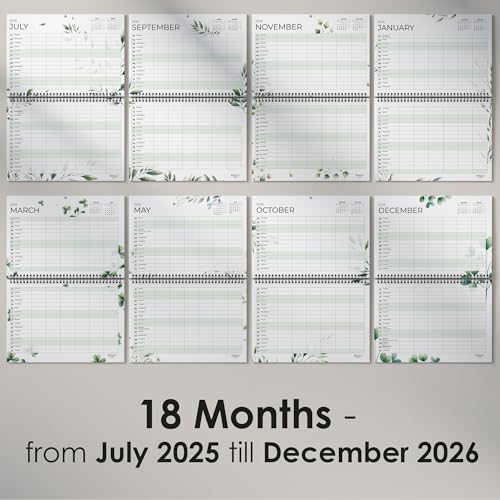 Family Planner 2026 Wall Calendar – Large Family Organiser up to December 2026 – Calendar with Columns for Appointments, School, Birthdays & Household Planning – Home & Office Organisation - Cosy Home Interiors Family Planner 2026 Wall Calendar – Large Family Organiser up to December 2026 – Calendar with Columns for Appointments, School, Birthdays & Household Planning – Home & Office Organisation - Image 3
