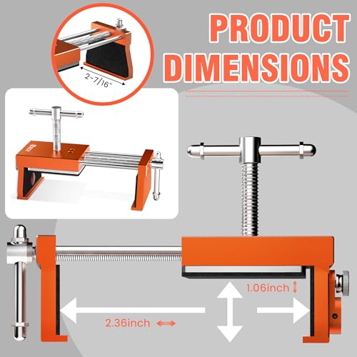 ECY Cabinet Clamps 2 Pack - Cabinet Face Frame Alignment Tool?Anodized Aluminum Alloy, Professional Installation Clamps for Woodworking & DIY Projects?