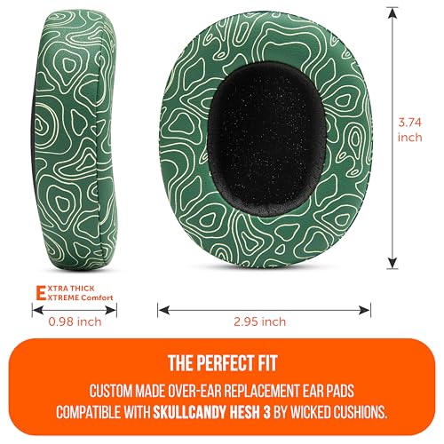 Coussinets Skullcandy Hesh 3 contre la douleur et l'usure de l'oreille