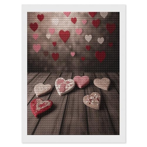 Kits d'art diamant de Saint-Valentin pour adultes débutants à faire soi-même