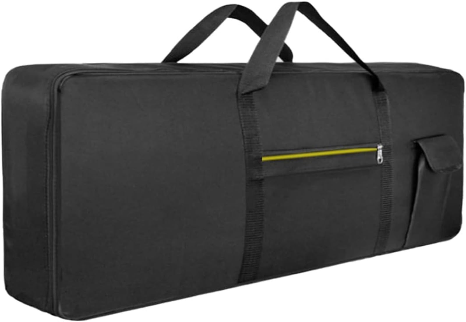 Générique Borsa Tastiera 76 Chiave Portatile Portatile Elettronica Pianoforte Riempito Tastiera di Trasporto Bagure di Stoccaggio Borsa 120x40x15cm