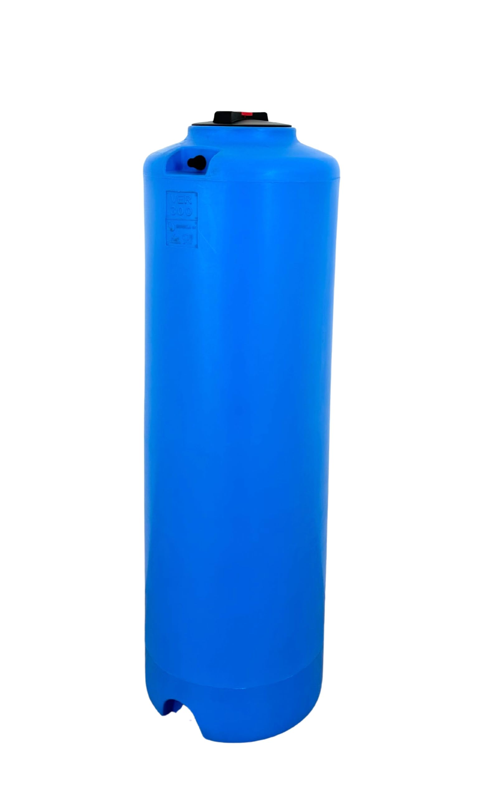Serbatoio Polietilene PE per spazi ridotti certificato acqua potabile 300 litri diametro 50 cm h 153 cm Made in Italy
