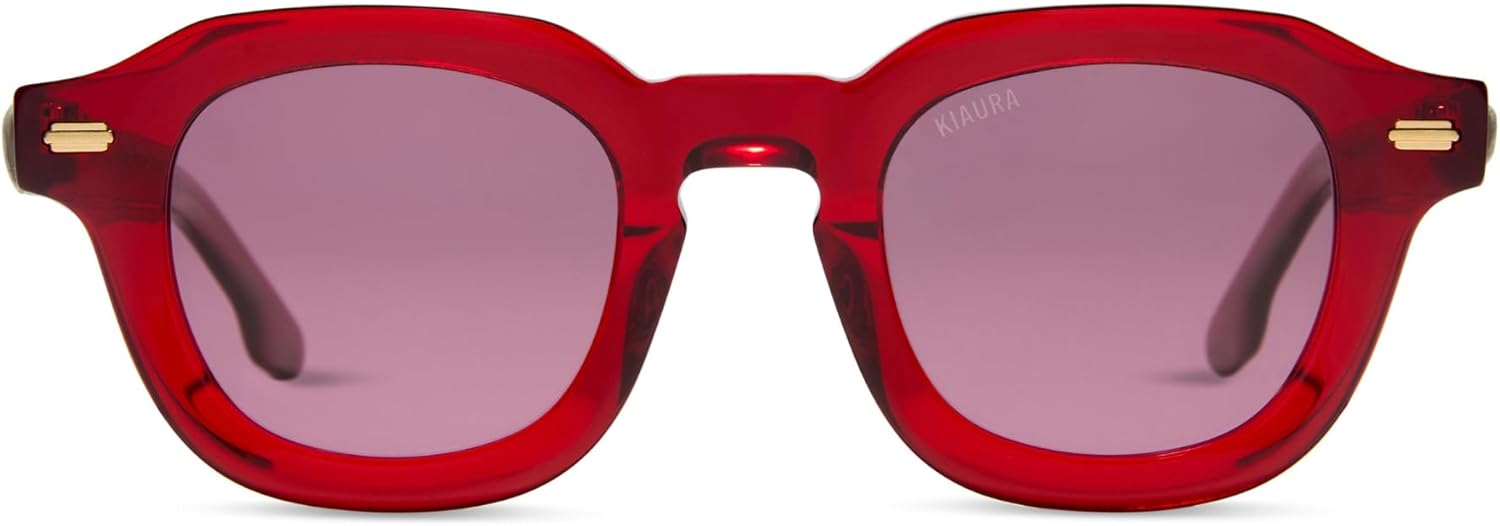 KIAURA NEUTRA Premium UV400 Polarized Sunglasses- Shape Memory Acetate Frames, Scratch-Resistant Lenses,Flexible Spring Hinge - Image 2