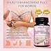 Pueraria Mirifica Capsules 500mg - Natural Breast Enhancement Pills for Women - Breast Enlargement Pills - Breast Growth, Vaginal Health, Menopause Relief, Skin & Hair Health - 90 Veg Capsules