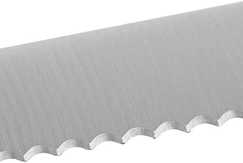 Miniatura 6 de TOPINCN Cuchillo de pan de acero inoxidable con borde dentado, cuchillo para hornear pastel, pan, cortador de cocina, herramienta de mano